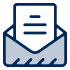 Icon illustration of an envelope